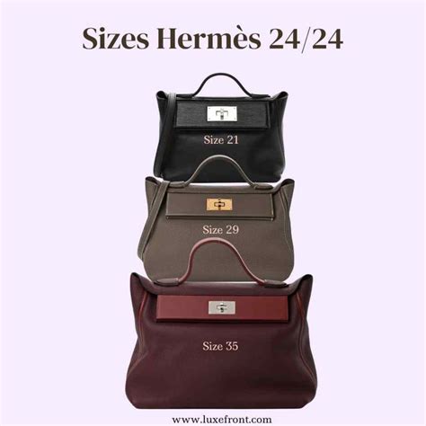 24/24 hermes|hermes 24 24 sizes.